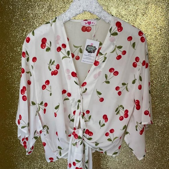 Sheer Cherry Top - Picture 1 of 1